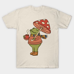 Cozy frog and mushroom T-Shirt